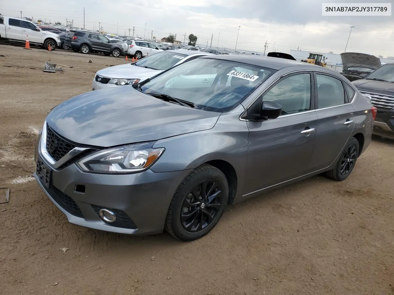 2018 Nissan Sentra S VIN: 3N1AB7AP2JY317789 Lot: 63311864