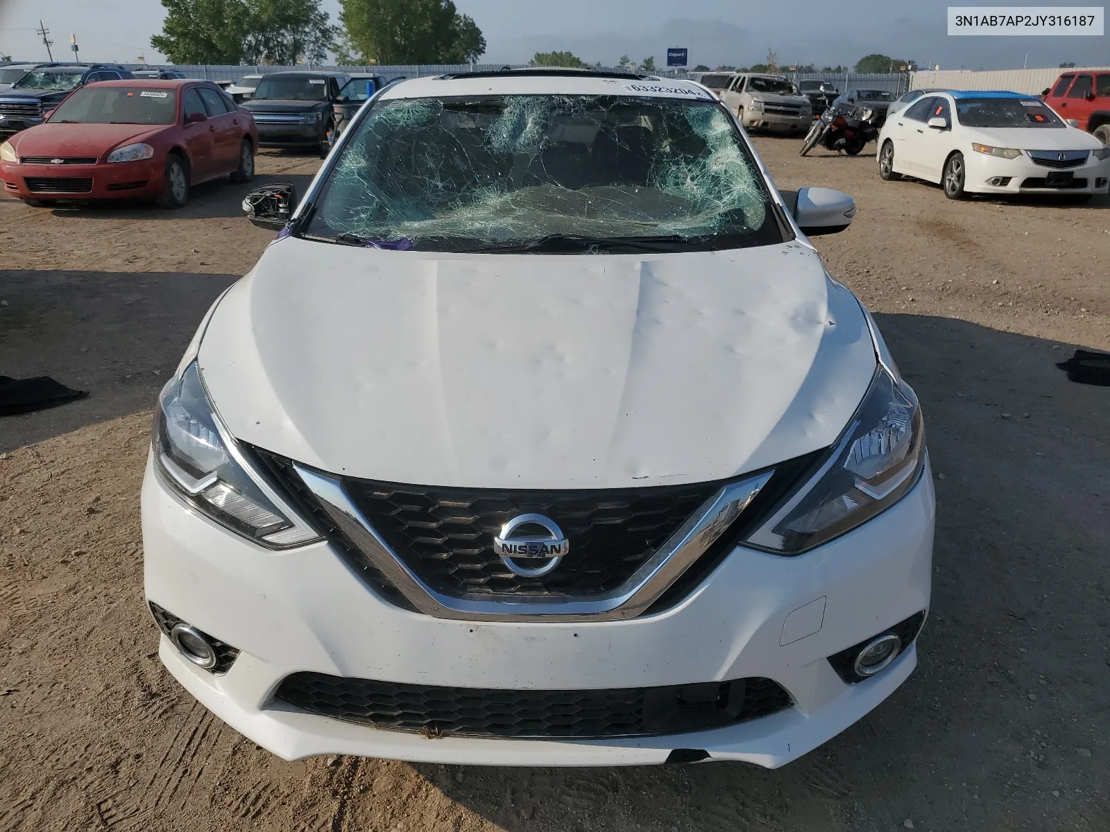 3N1AB7AP2JY316187 2018 Nissan Sentra S