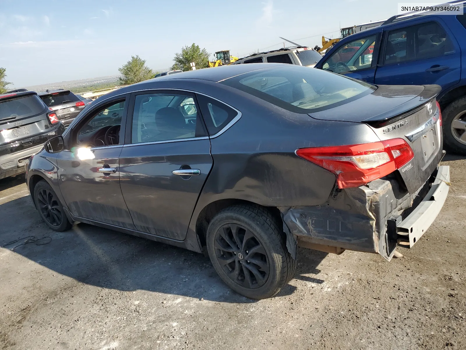 2018 Nissan Sentra S VIN: 3N1AB7AP9JY346092 Lot: 63770514