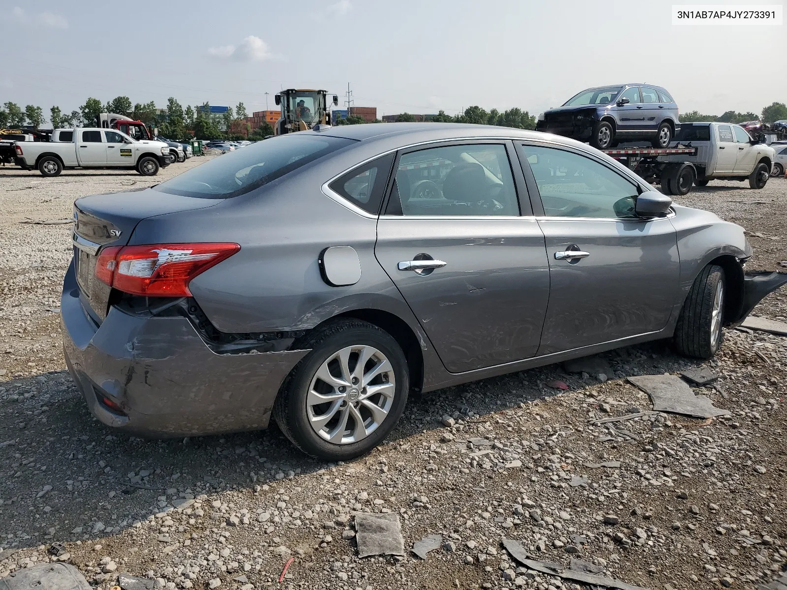 2018 Nissan Sentra S VIN: 3N1AB7AP4JY273391 Lot: 63785924