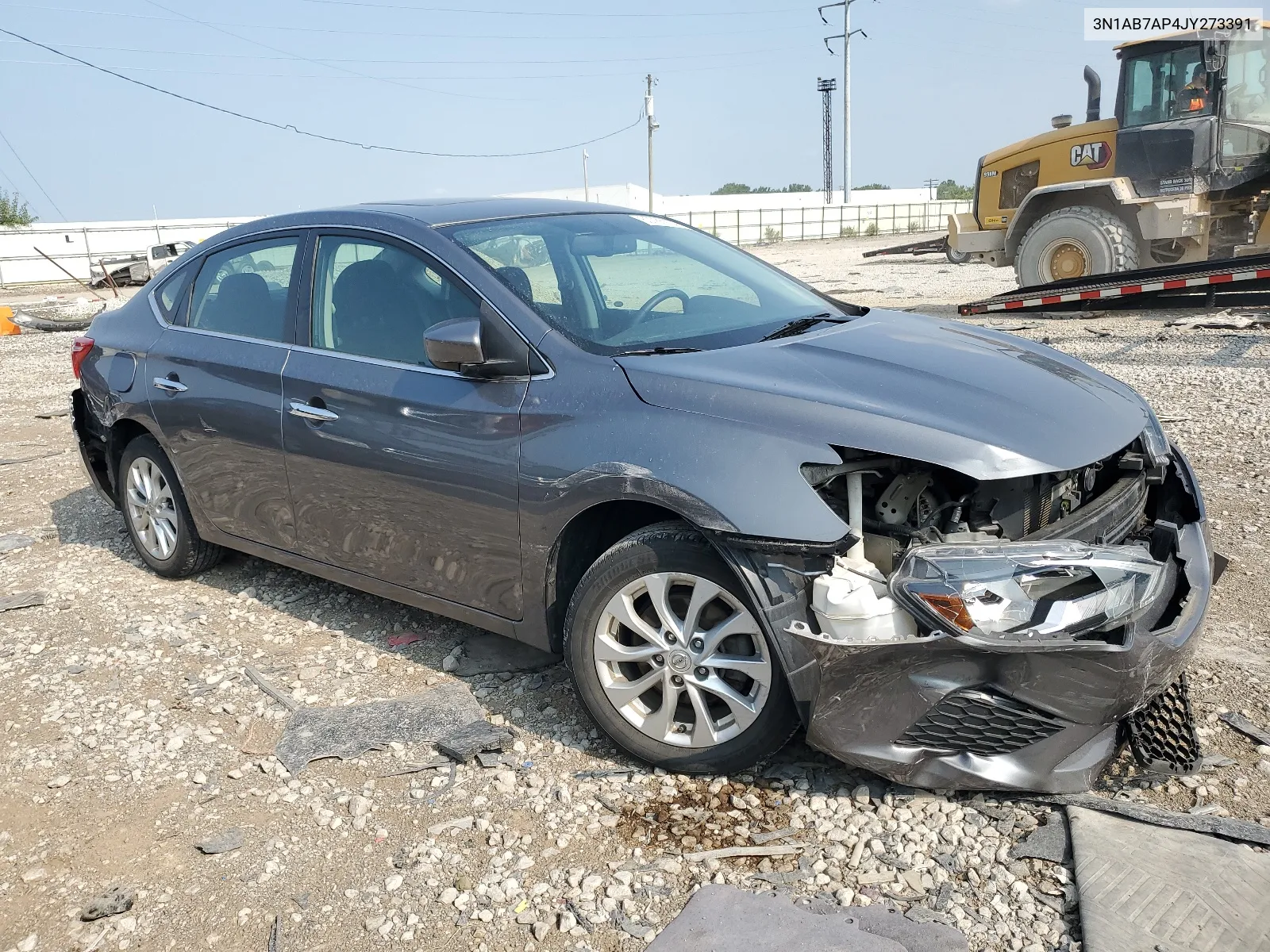 2018 Nissan Sentra S VIN: 3N1AB7AP4JY273391 Lot: 63785924