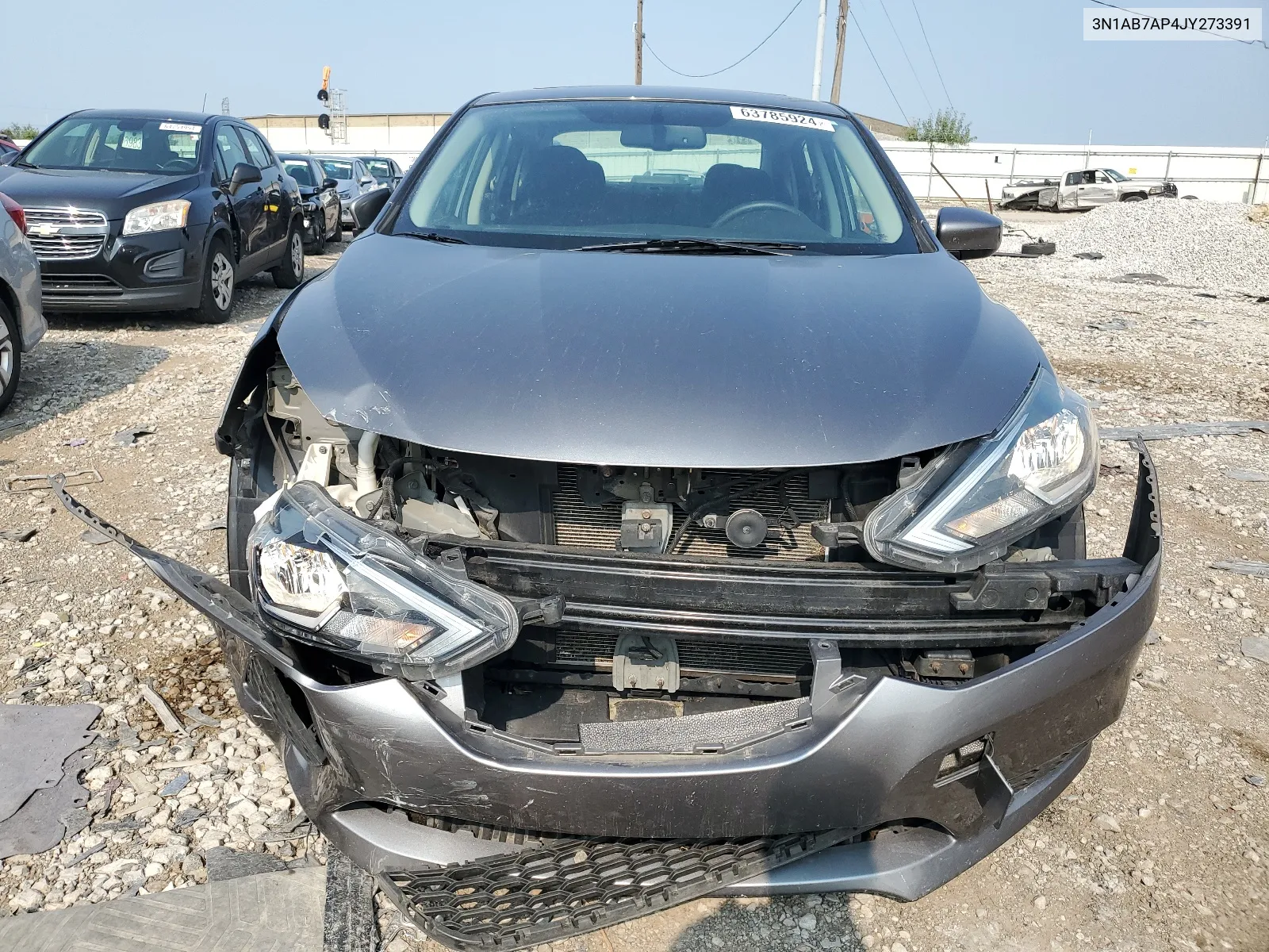 2018 Nissan Sentra S VIN: 3N1AB7AP4JY273391 Lot: 63785924