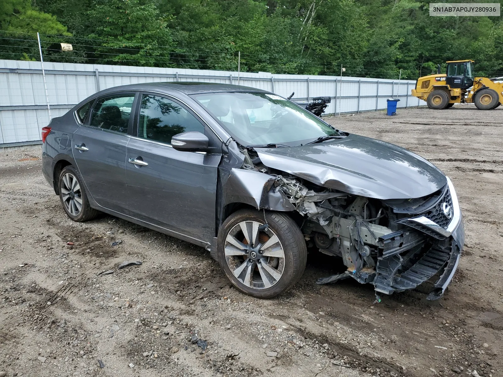 2018 Nissan Sentra S VIN: 3N1AB7AP0JY280936 Lot: 63811594