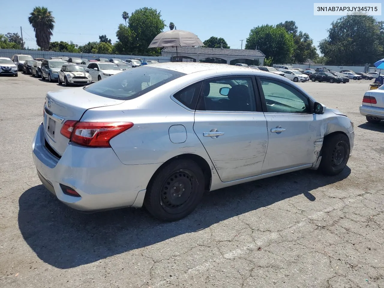 2018 Nissan Sentra S VIN: 3N1AB7AP3JY345715 Lot: 64051724