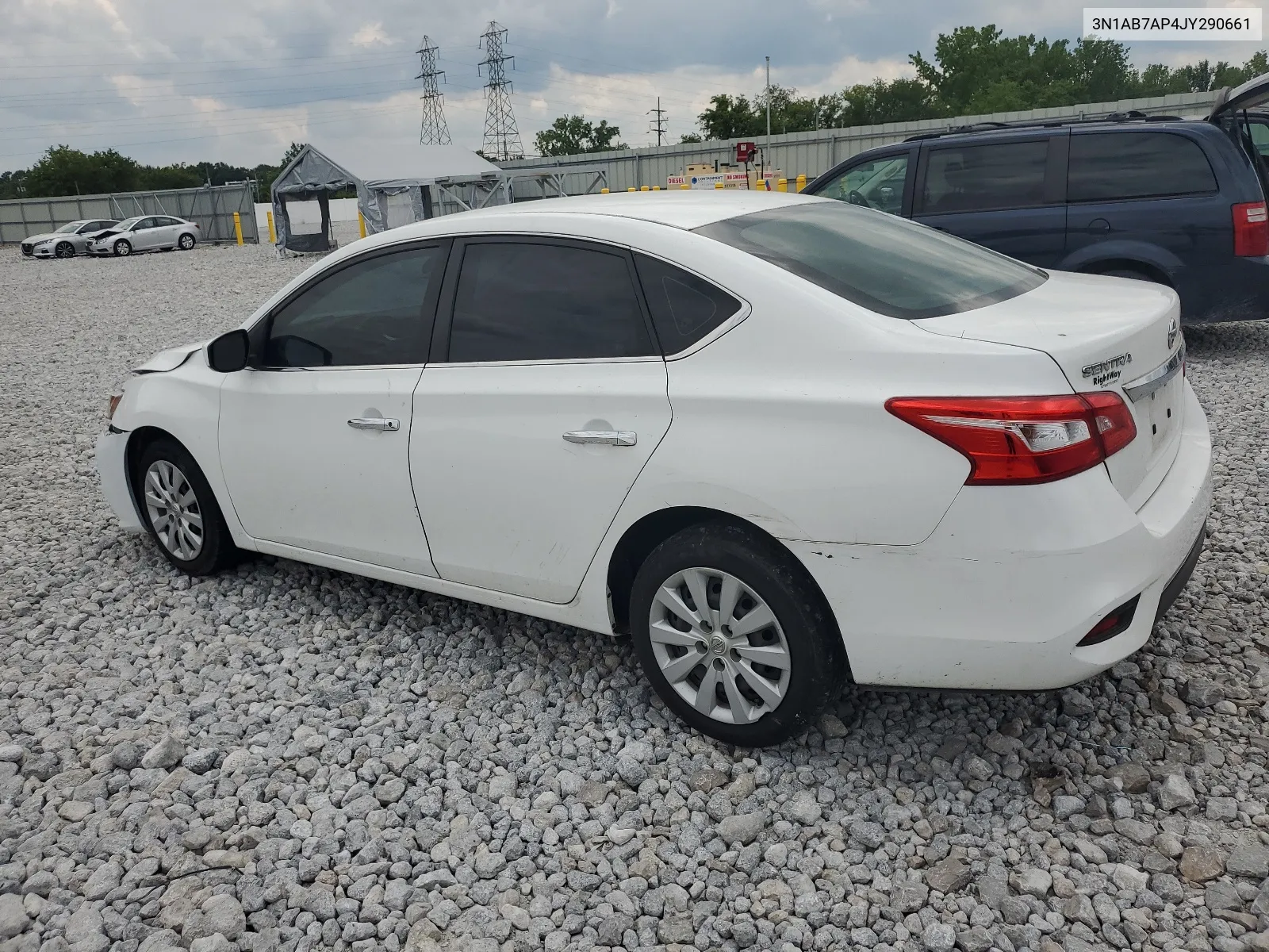 2018 Nissan Sentra S VIN: 3N1AB7AP4JY290661 Lot: 64260604