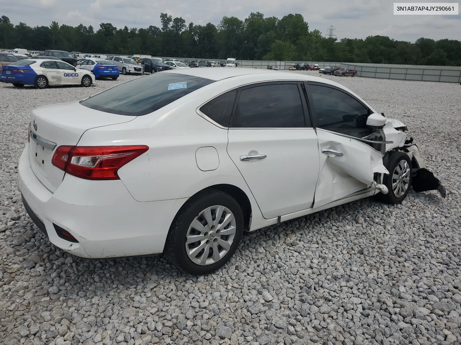 2018 Nissan Sentra S VIN: 3N1AB7AP4JY290661 Lot: 64260604