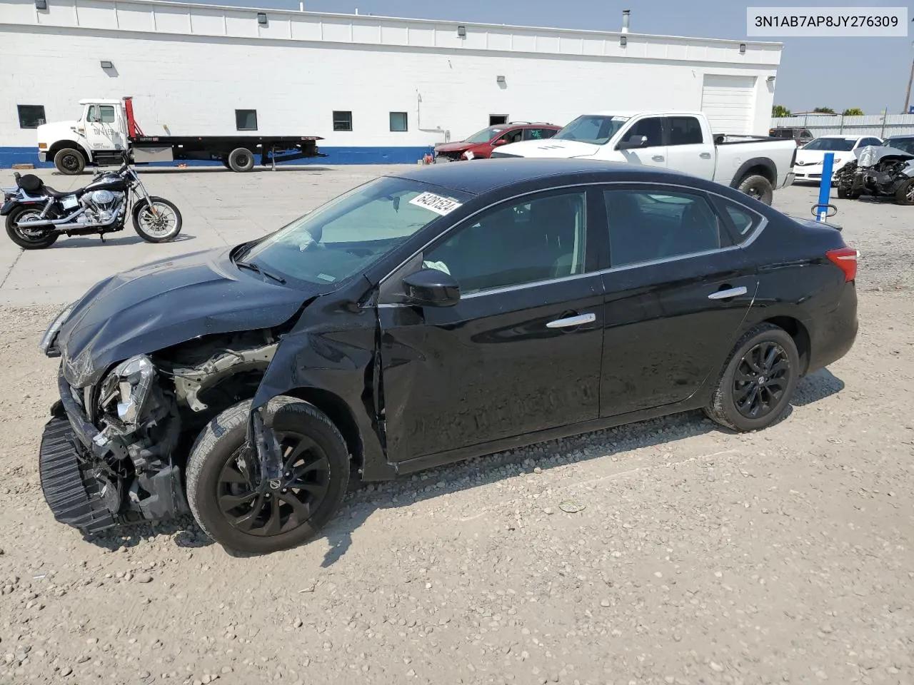 2018 Nissan Sentra S VIN: 3N1AB7AP8JY276309 Lot: 64281524