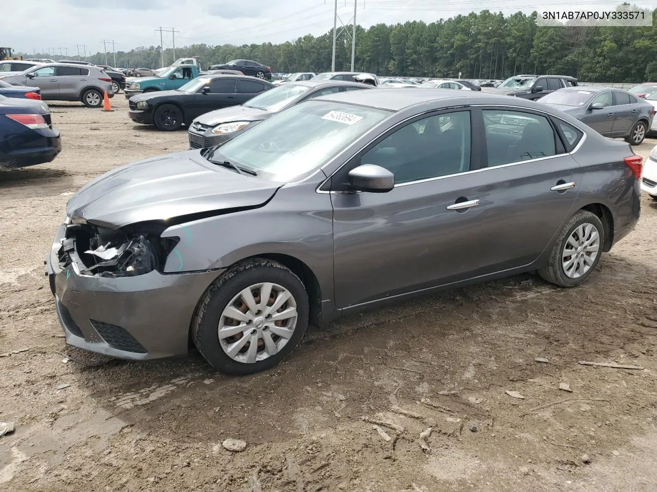 2018 Nissan Sentra S VIN: 3N1AB7AP0JY333571 Lot: 64363694