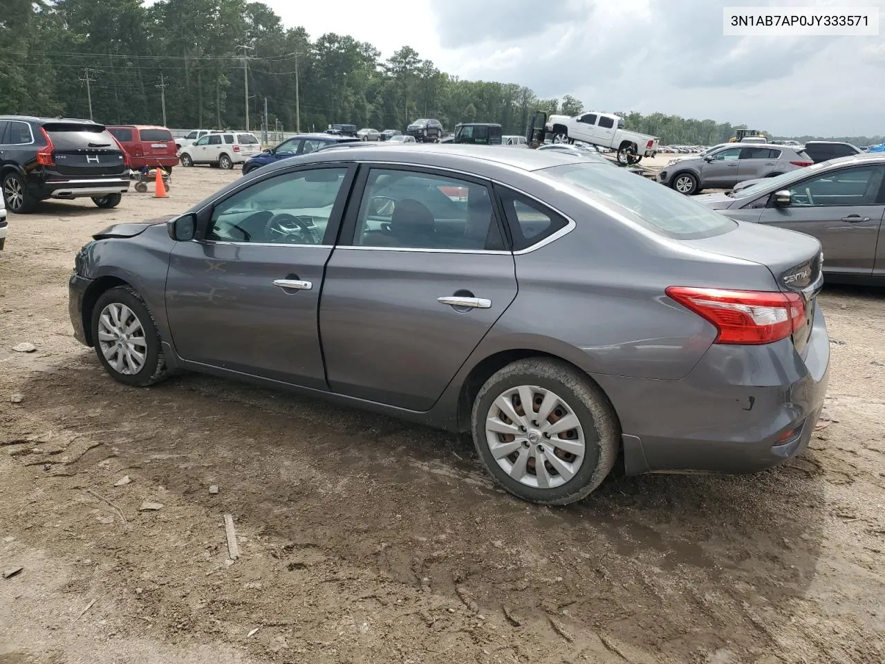 2018 Nissan Sentra S VIN: 3N1AB7AP0JY333571 Lot: 64363694