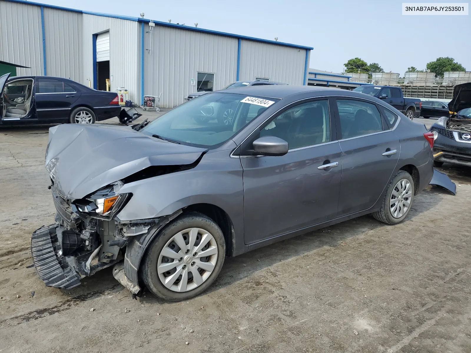 3N1AB7AP6JY253501 2018 Nissan Sentra S