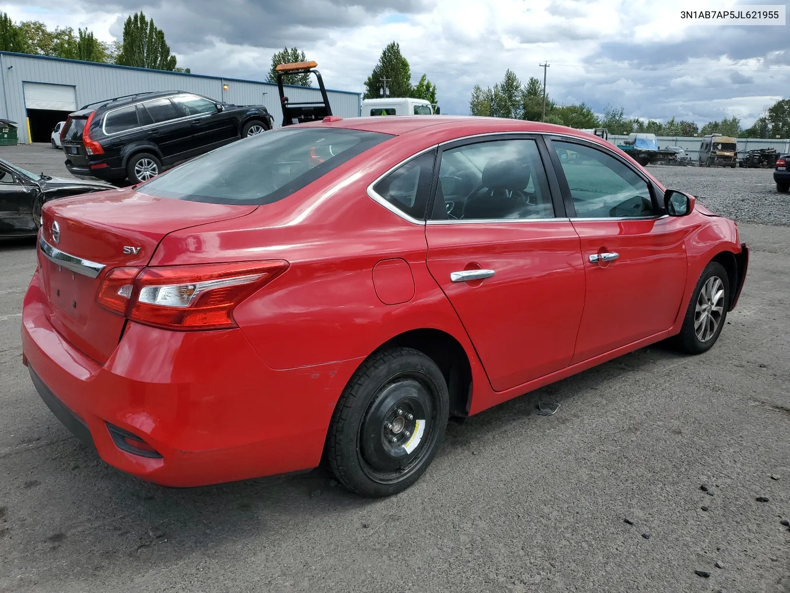 2018 Nissan Sentra S VIN: 3N1AB7AP5JL621955 Lot: 64972074