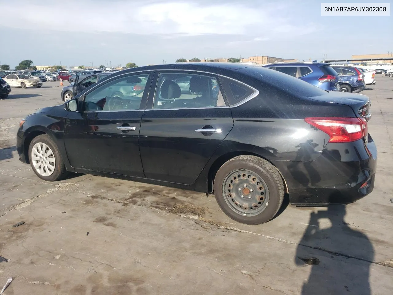 2018 Nissan Sentra S VIN: 3N1AB7AP6JY302308 Lot: 65354804