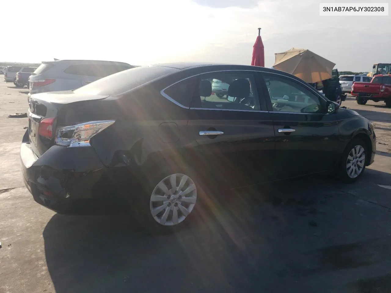 3N1AB7AP6JY302308 2018 Nissan Sentra S