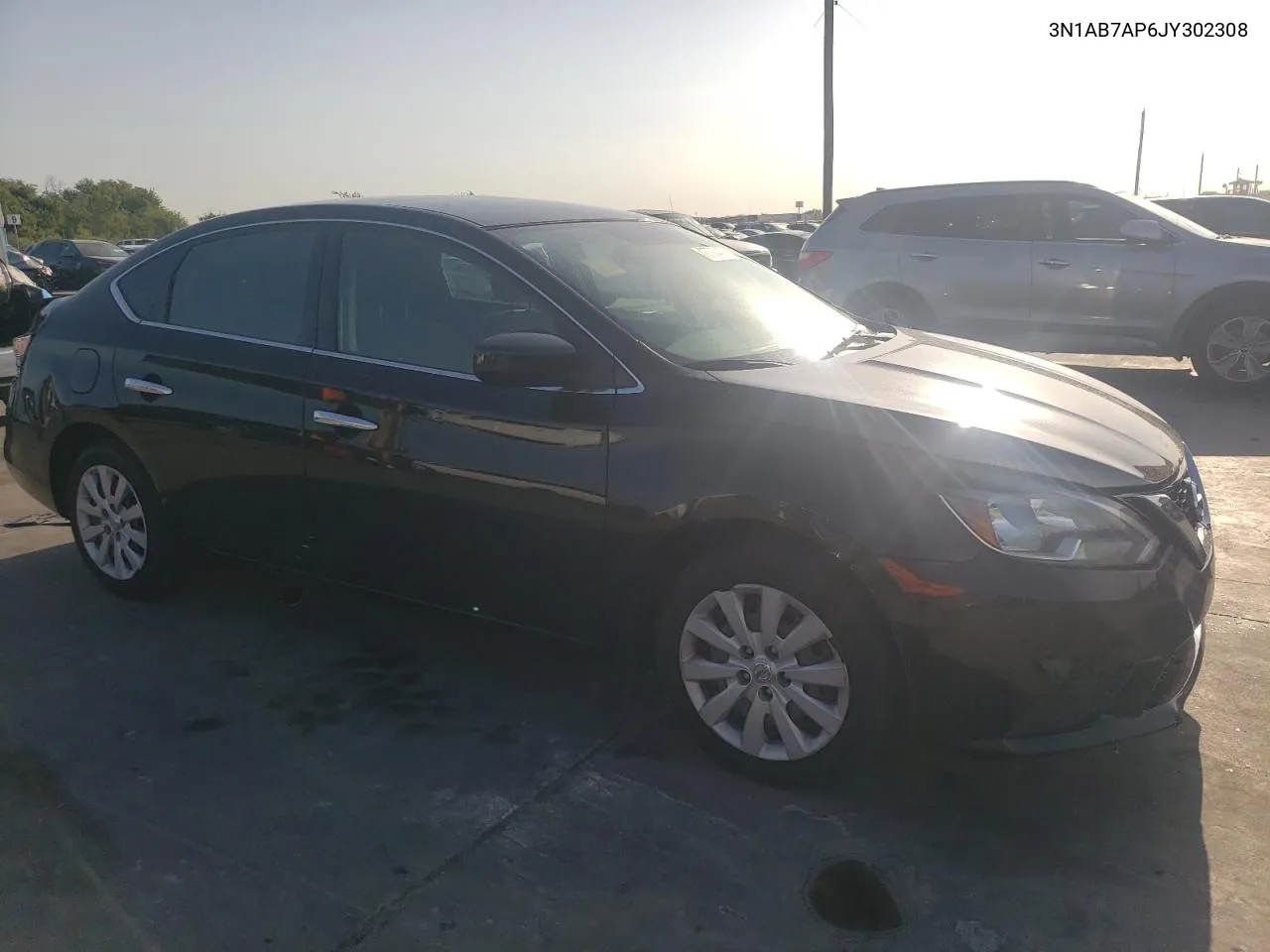 2018 Nissan Sentra S VIN: 3N1AB7AP6JY302308 Lot: 65354804