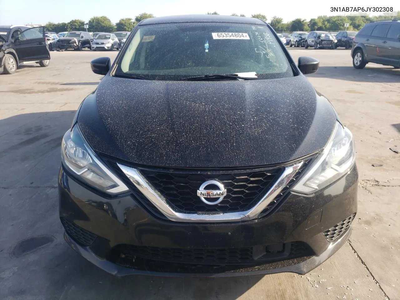 2018 Nissan Sentra S VIN: 3N1AB7AP6JY302308 Lot: 65354804