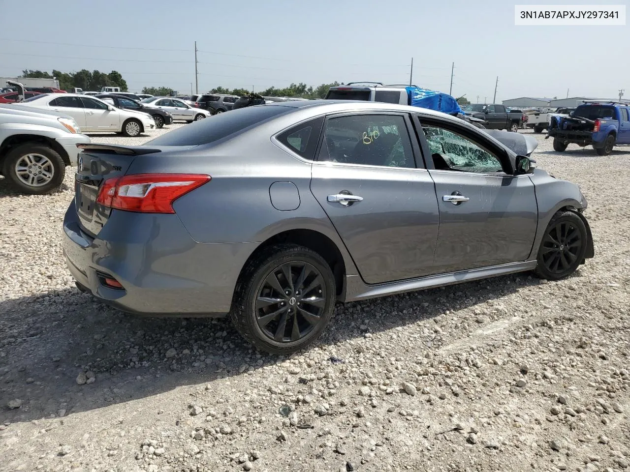 2018 Nissan Sentra S VIN: 3N1AB7APXJY297341 Lot: 65376384