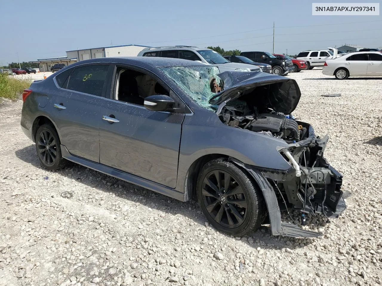 2018 Nissan Sentra S VIN: 3N1AB7APXJY297341 Lot: 65376384