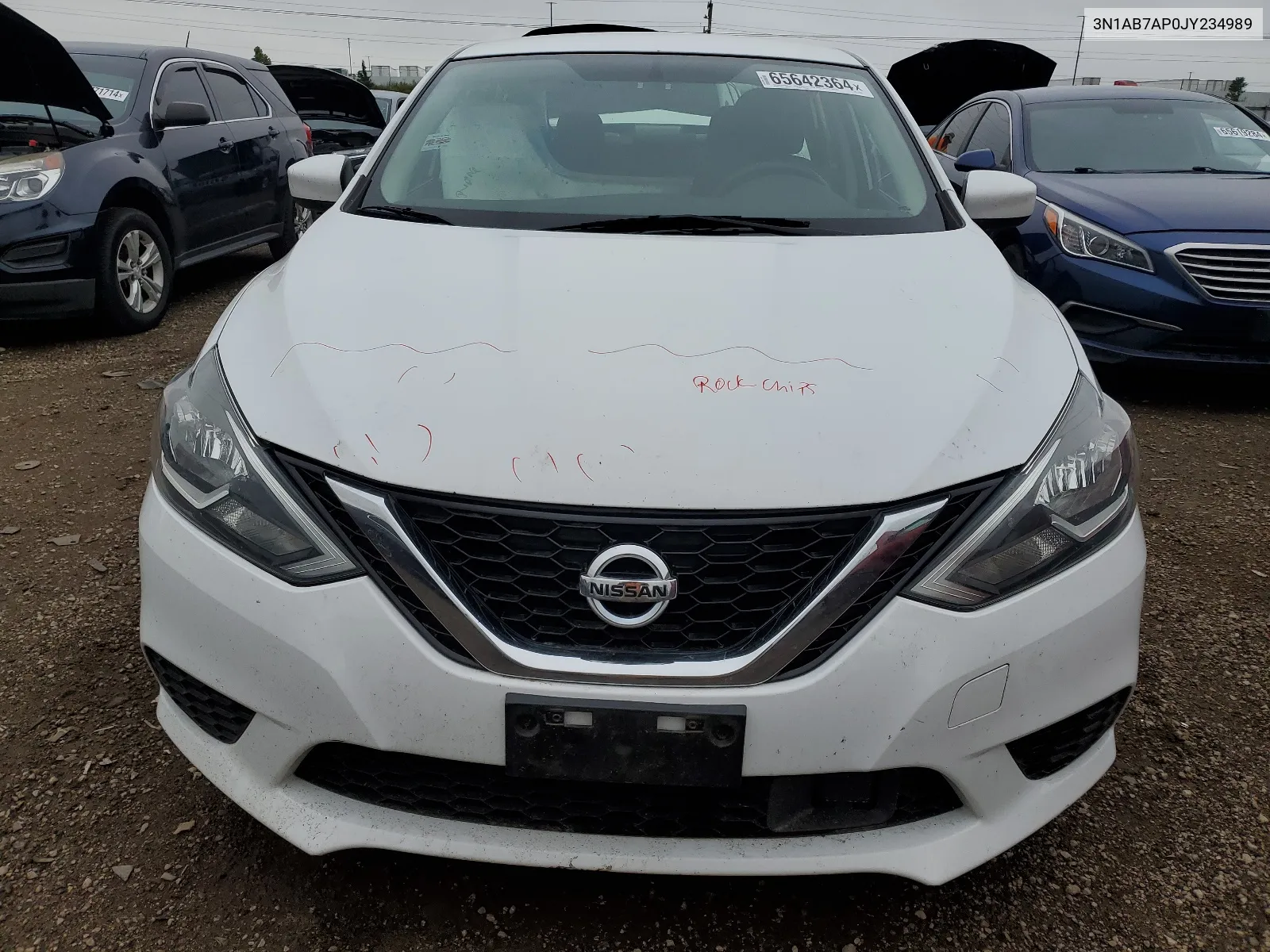 2018 Nissan Sentra S VIN: 3N1AB7AP0JY234989 Lot: 65642364