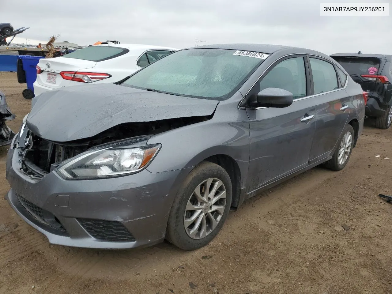 2018 Nissan Sentra S VIN: 3N1AB7AP9JY256201 Lot: 66386824