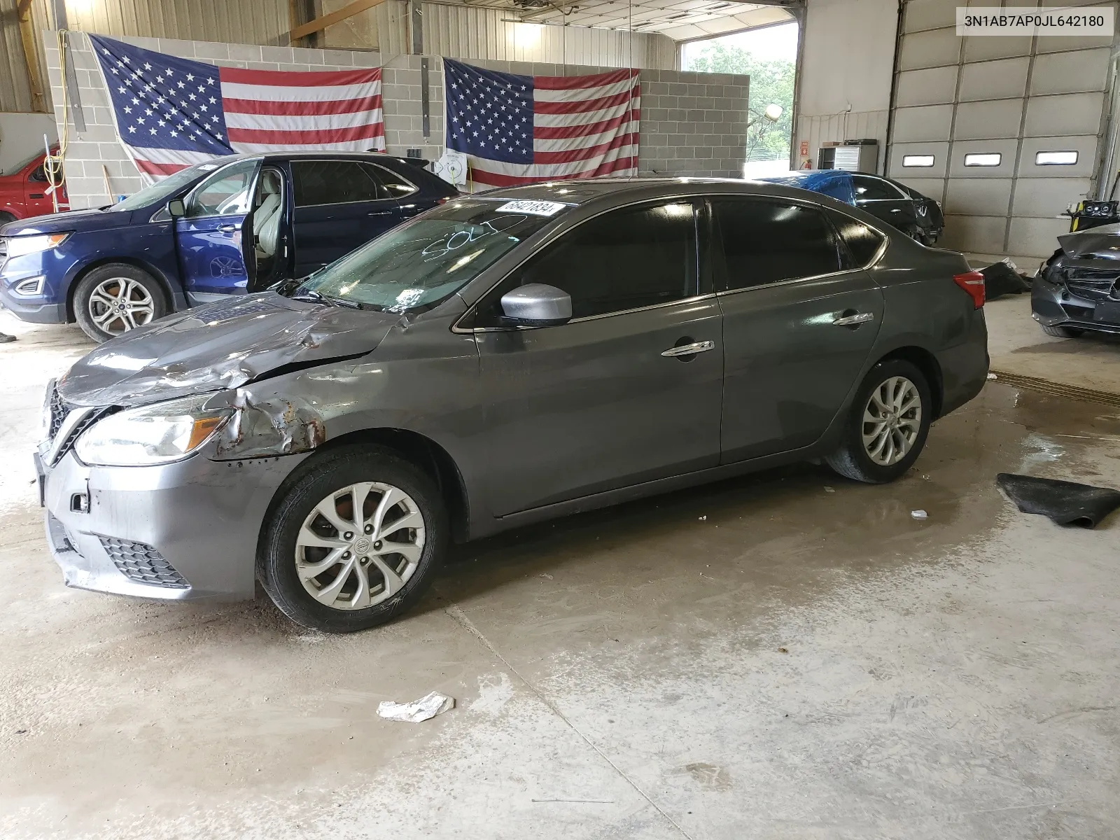 3N1AB7AP0JL642180 2018 Nissan Sentra S