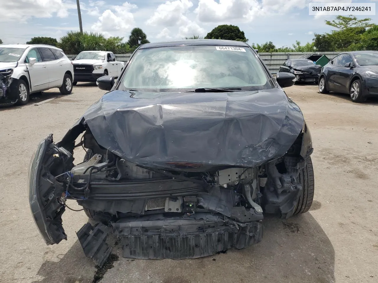 2018 Nissan Sentra S VIN: 3N1AB7AP4JY246241 Lot: 66471304