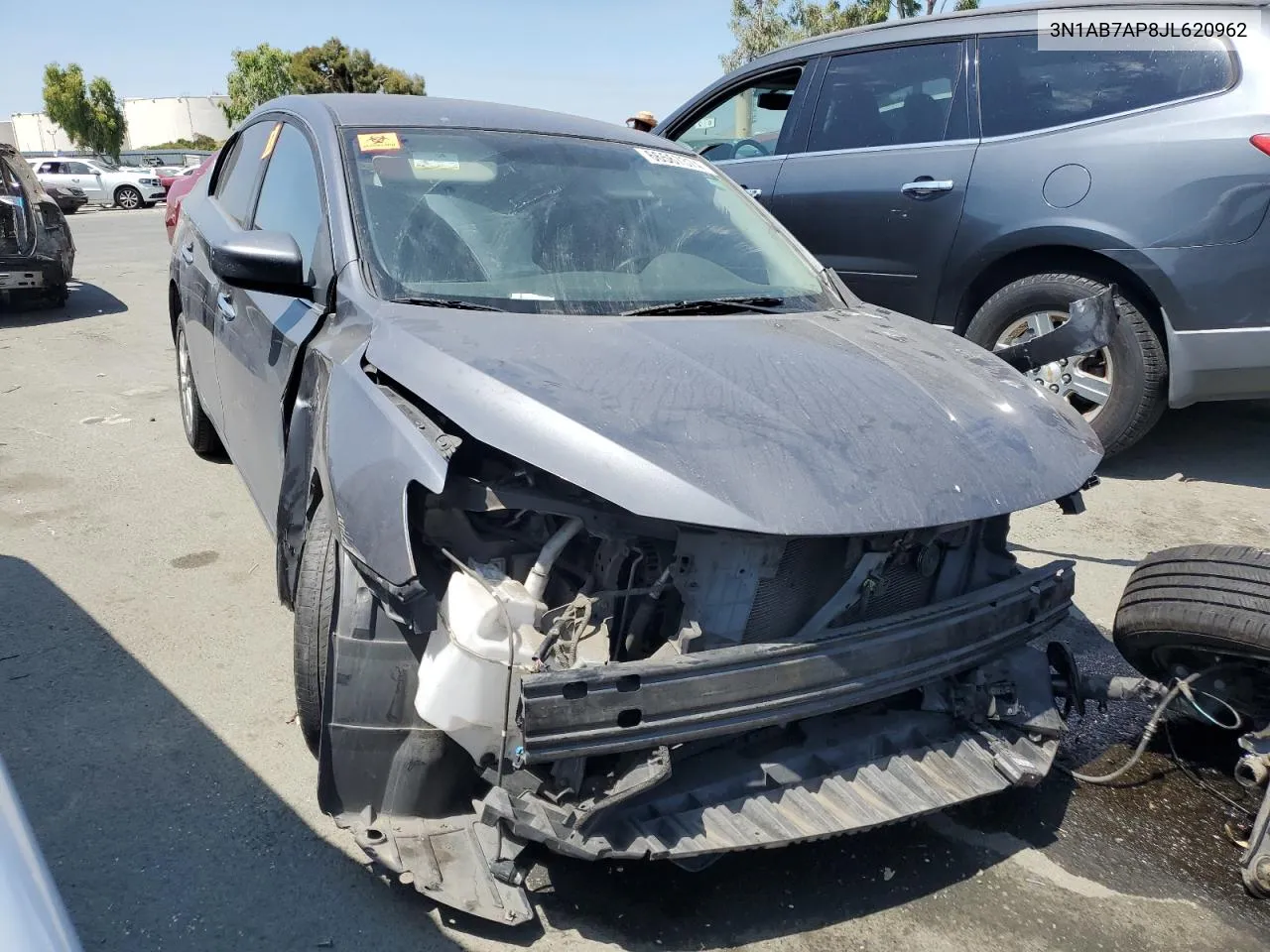 2018 Nissan Sentra S VIN: 3N1AB7AP8JL620962 Lot: 66567374