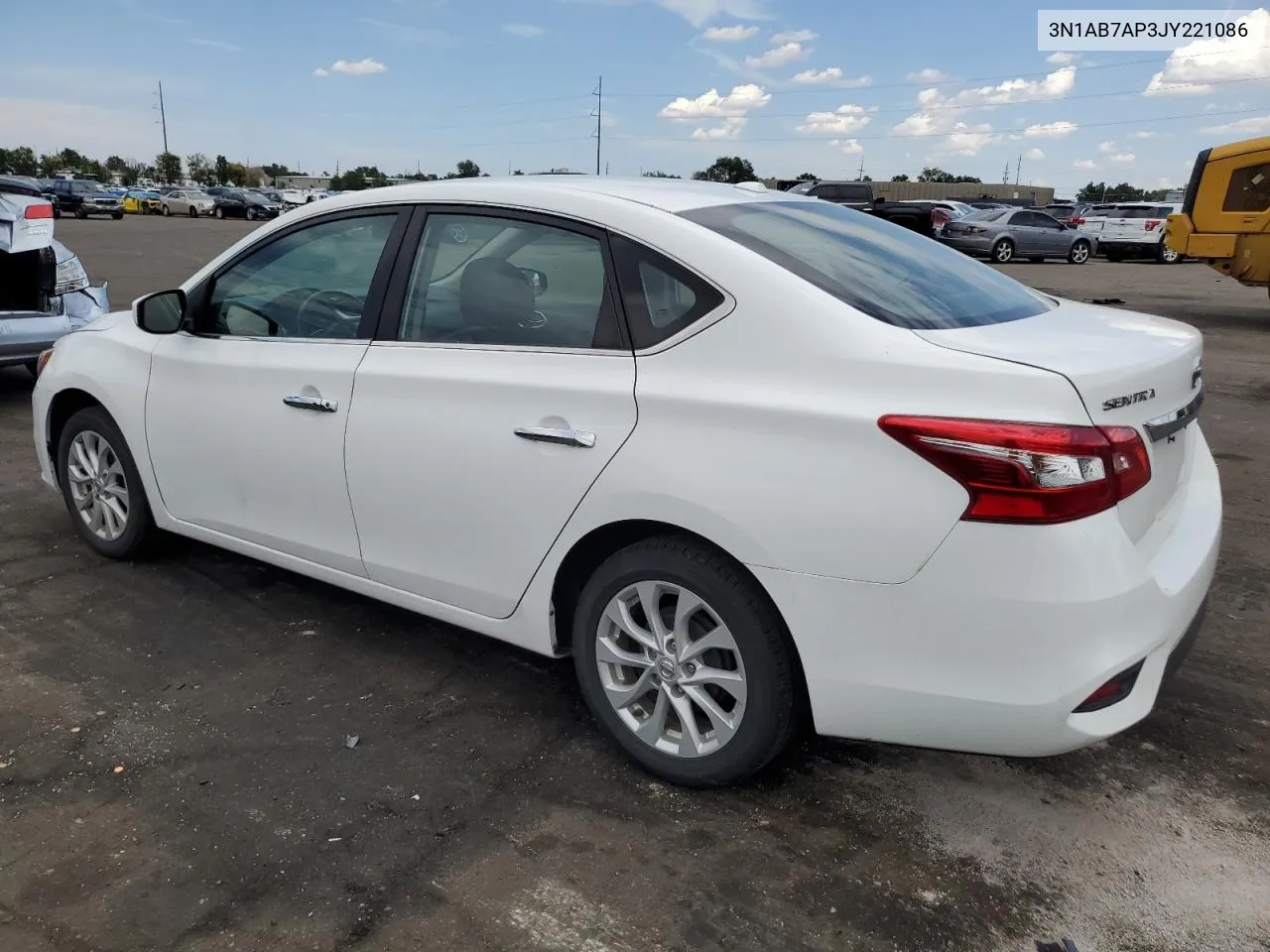 2018 Nissan Sentra S VIN: 3N1AB7AP3JY221086 Lot: 66706594