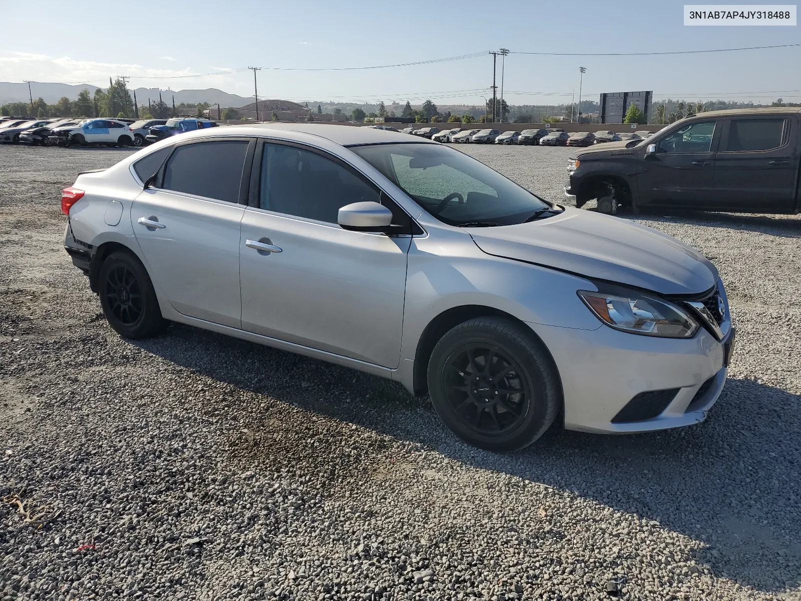 2018 Nissan Sentra S VIN: 3N1AB7AP4JY318488 Lot: 66776894