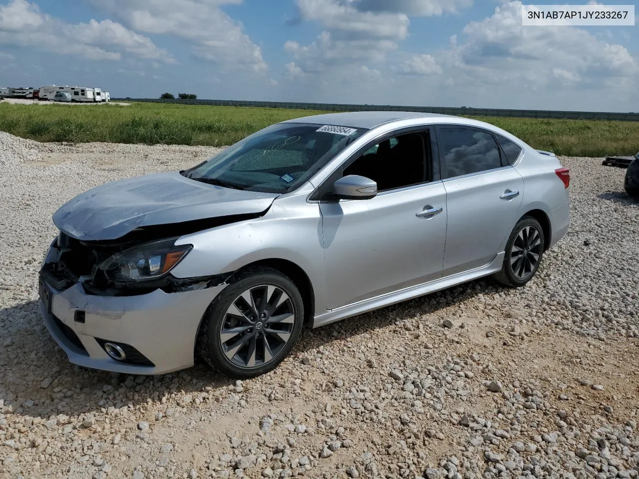 3N1AB7AP1JY233267 2018 Nissan Sentra S