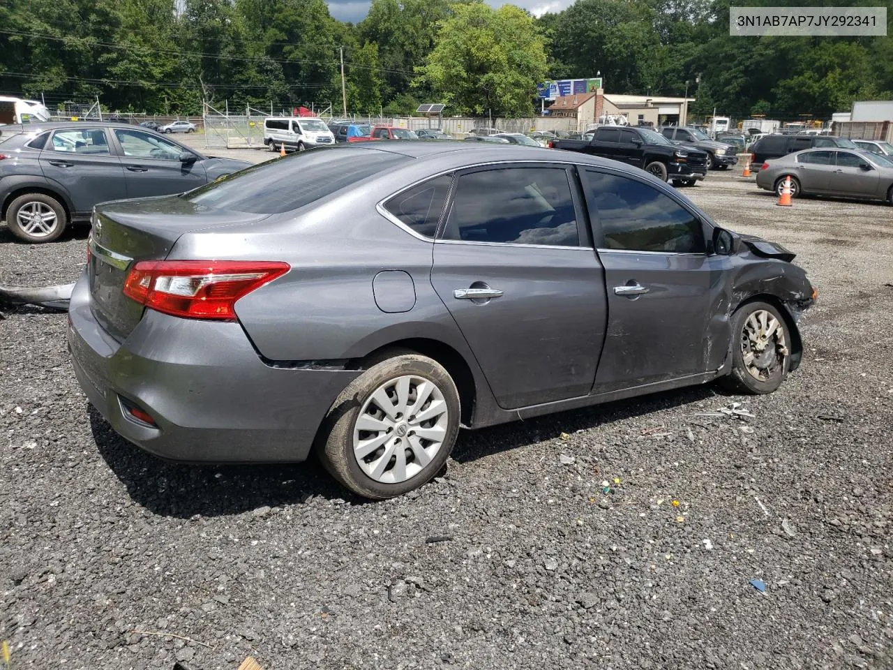 2018 Nissan Sentra S VIN: 3N1AB7AP7JY292341 Lot: 66931554