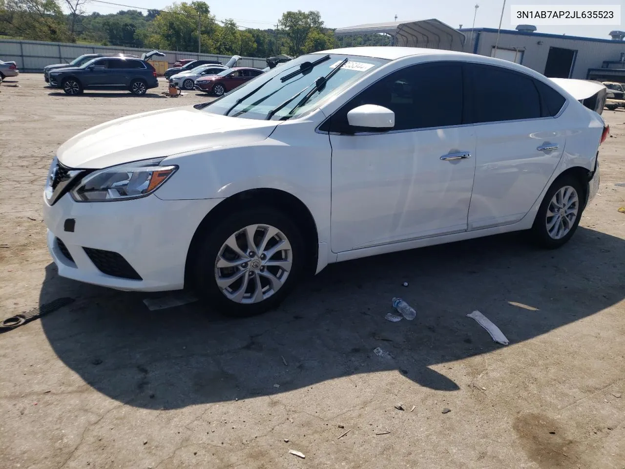 3N1AB7AP2JL635523 2018 Nissan Sentra S