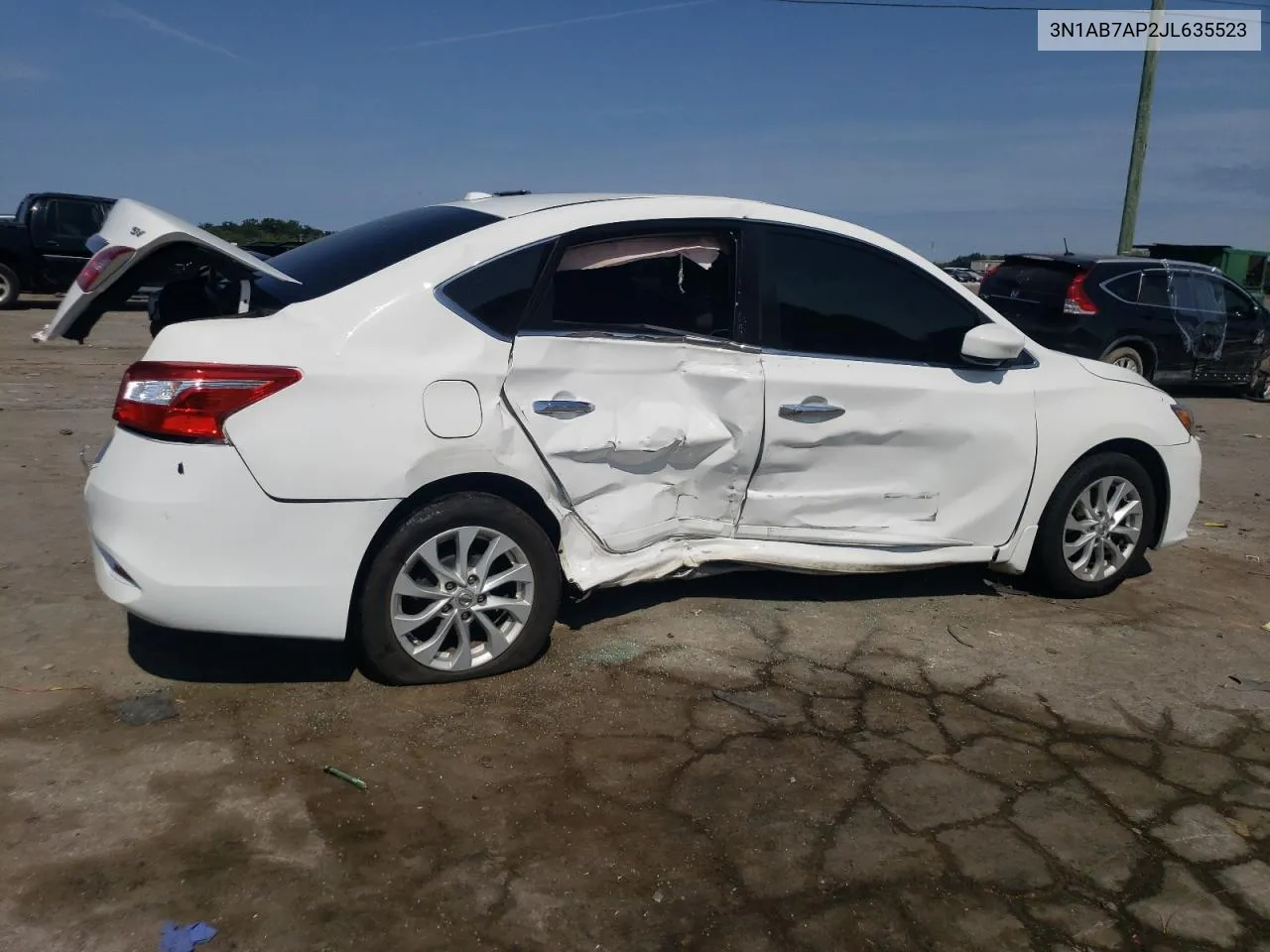 3N1AB7AP2JL635523 2018 Nissan Sentra S