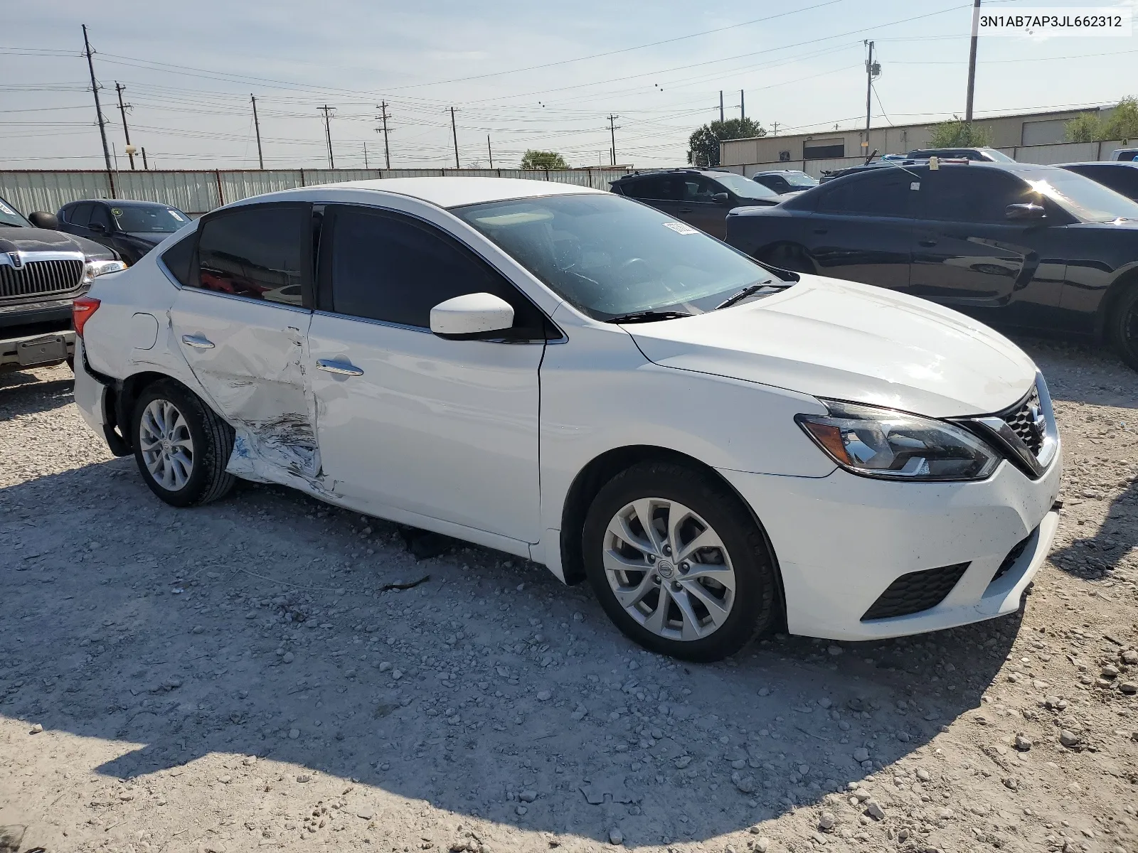 2018 Nissan Sentra S VIN: 3N1AB7AP3JL662312 Lot: 67062704