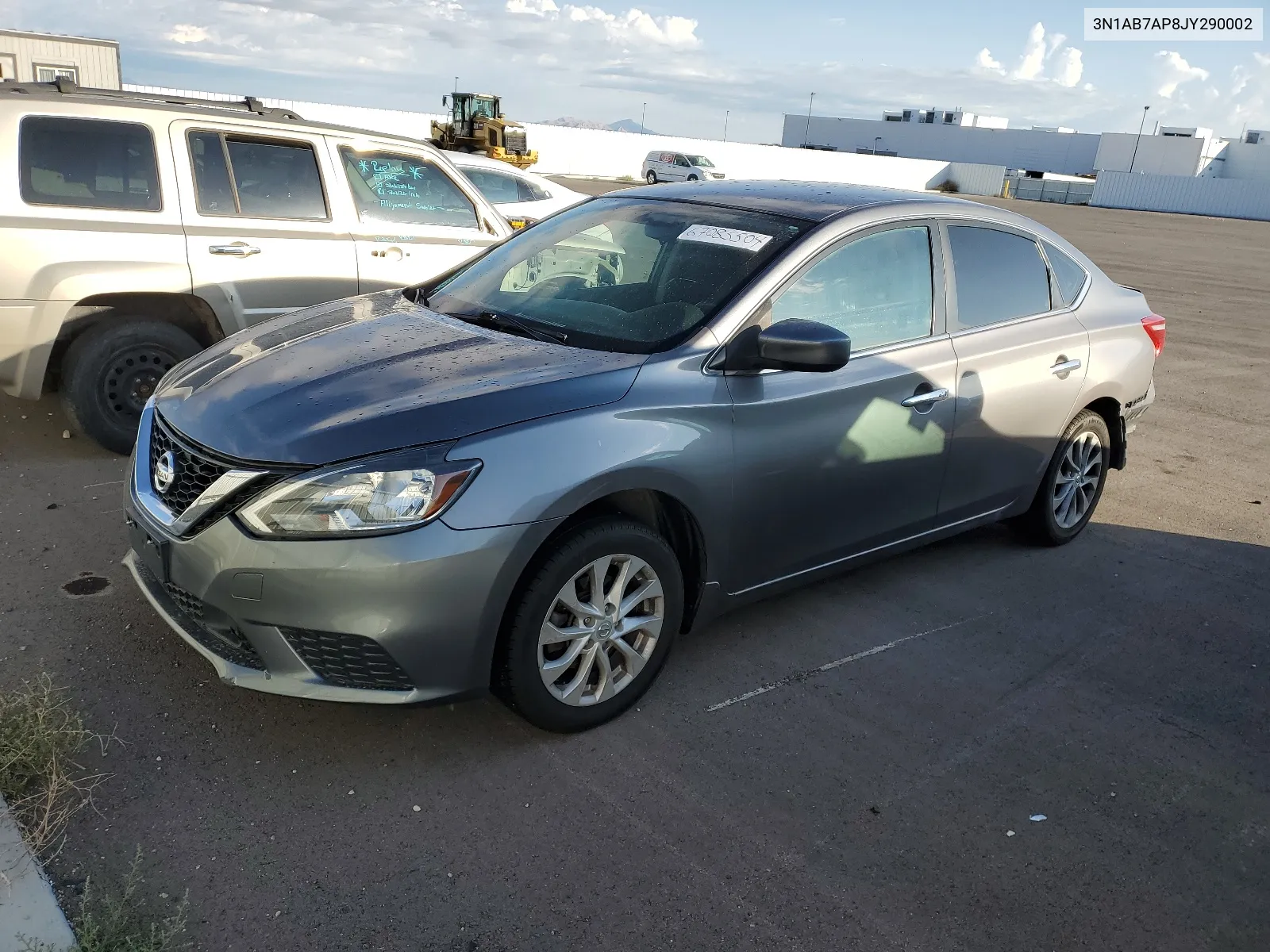 2018 Nissan Sentra S VIN: 3N1AB7AP8JY290002 Lot: 67085504