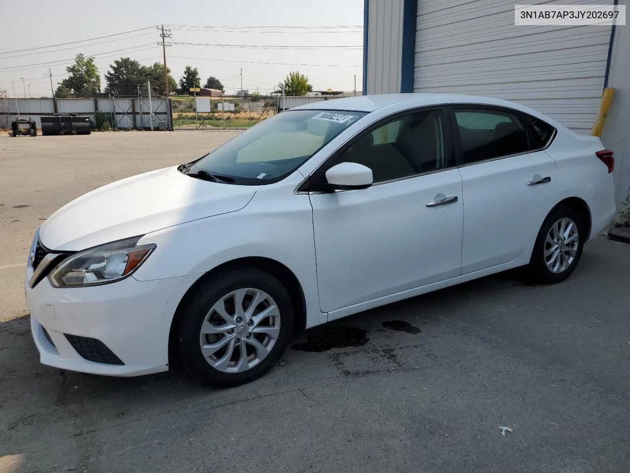 2018 Nissan Sentra S VIN: 3N1AB7AP3JY202697 Lot: 67117484