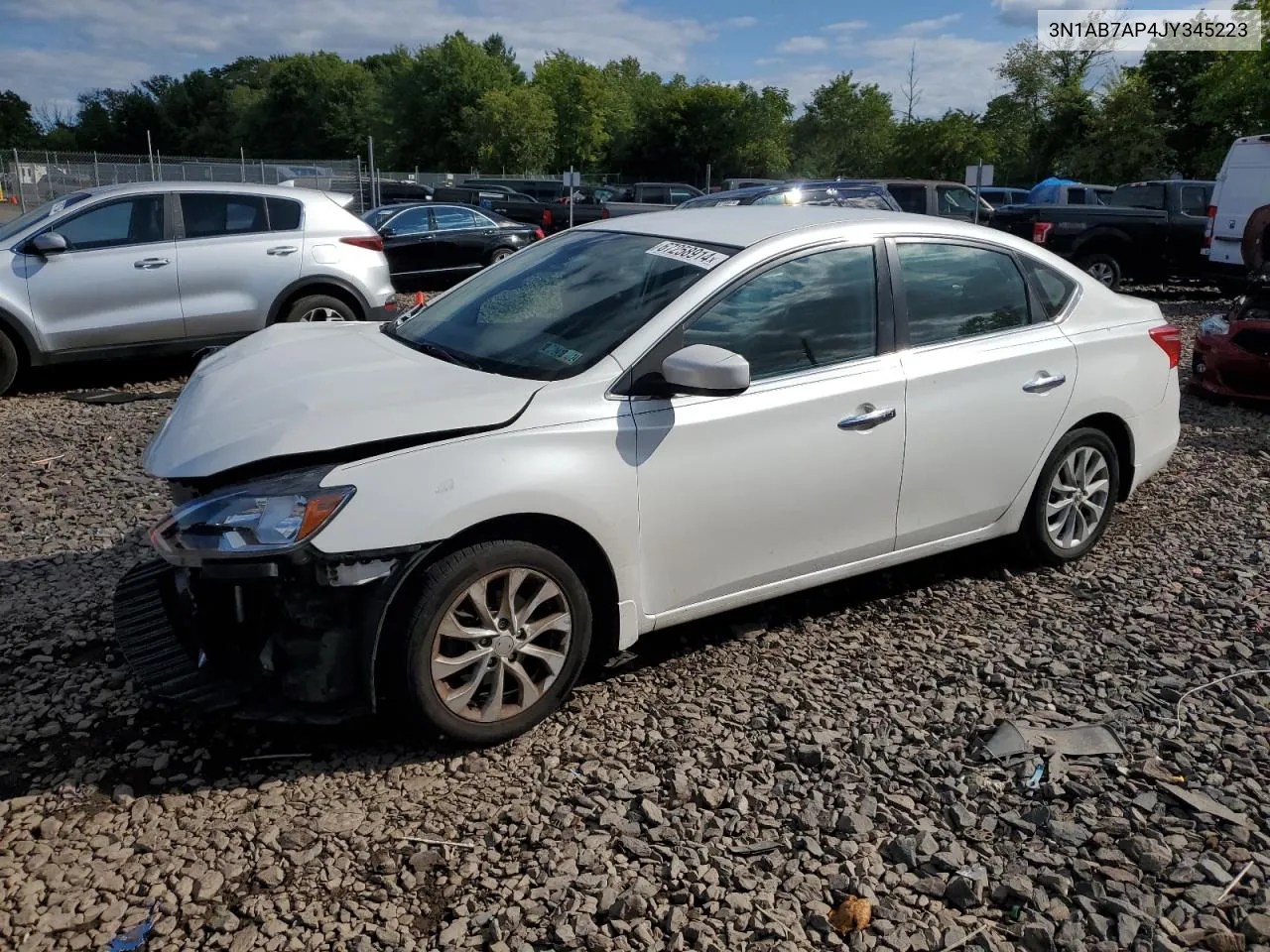 3N1AB7AP4JY345223 2018 Nissan Sentra S