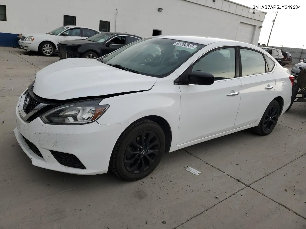 2018 Nissan Sentra S VIN: 3N1AB7AP5JY249634 Lot: 67300974