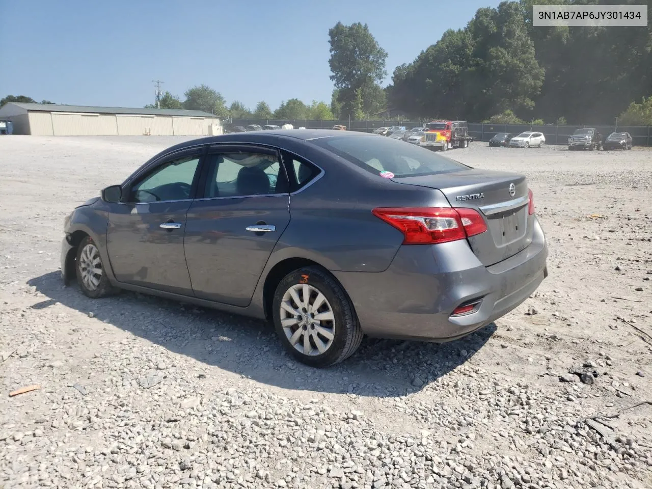 2018 Nissan Sentra S VIN: 3N1AB7AP6JY301434 Lot: 67325134