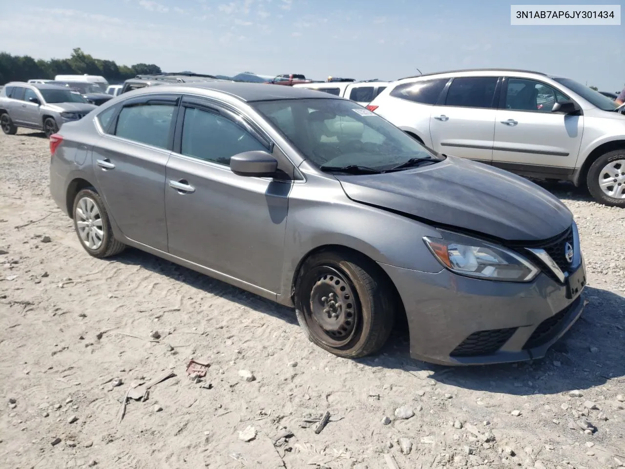 3N1AB7AP6JY301434 2018 Nissan Sentra S