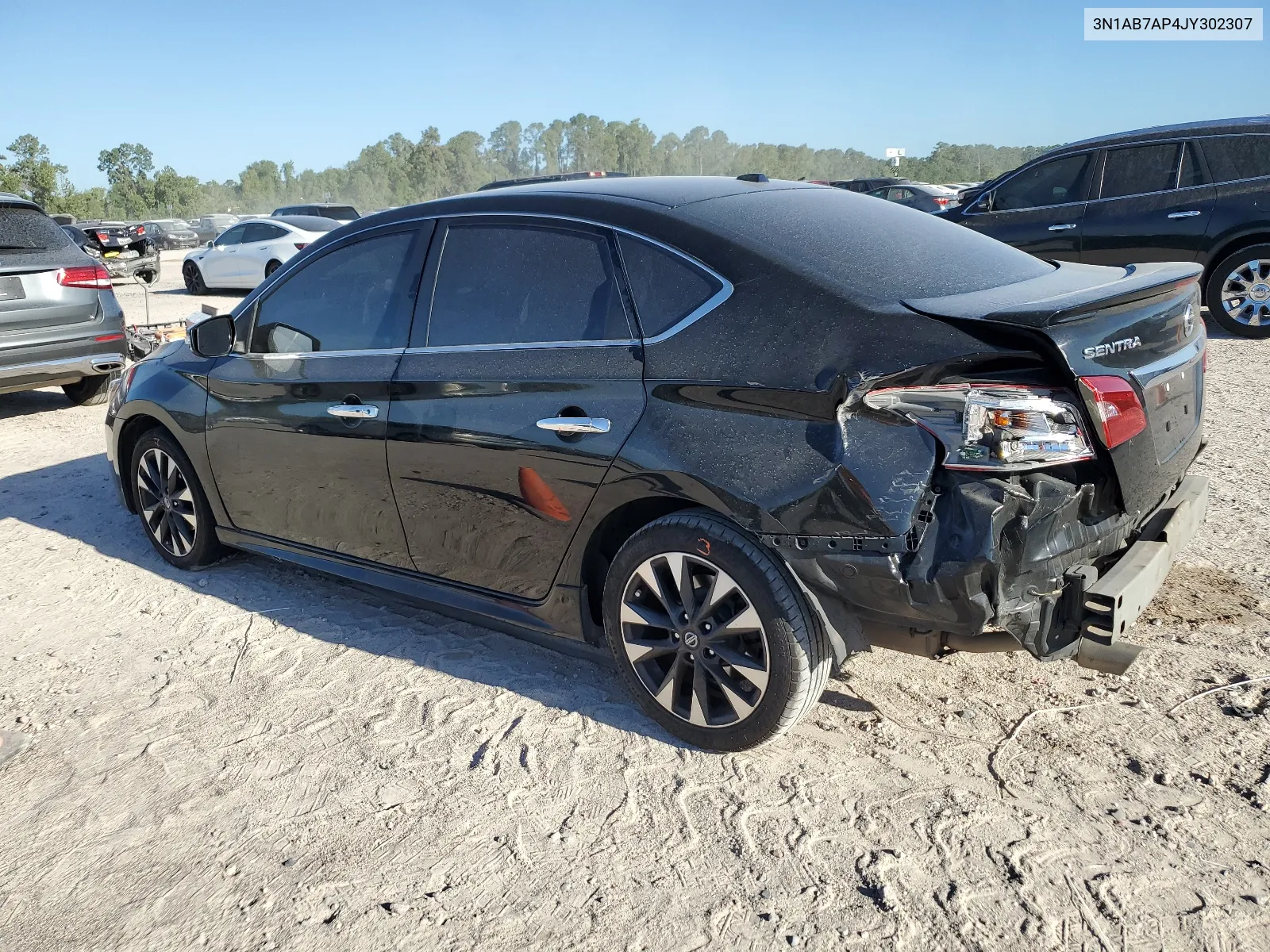 3N1AB7AP4JY302307 2018 Nissan Sentra S