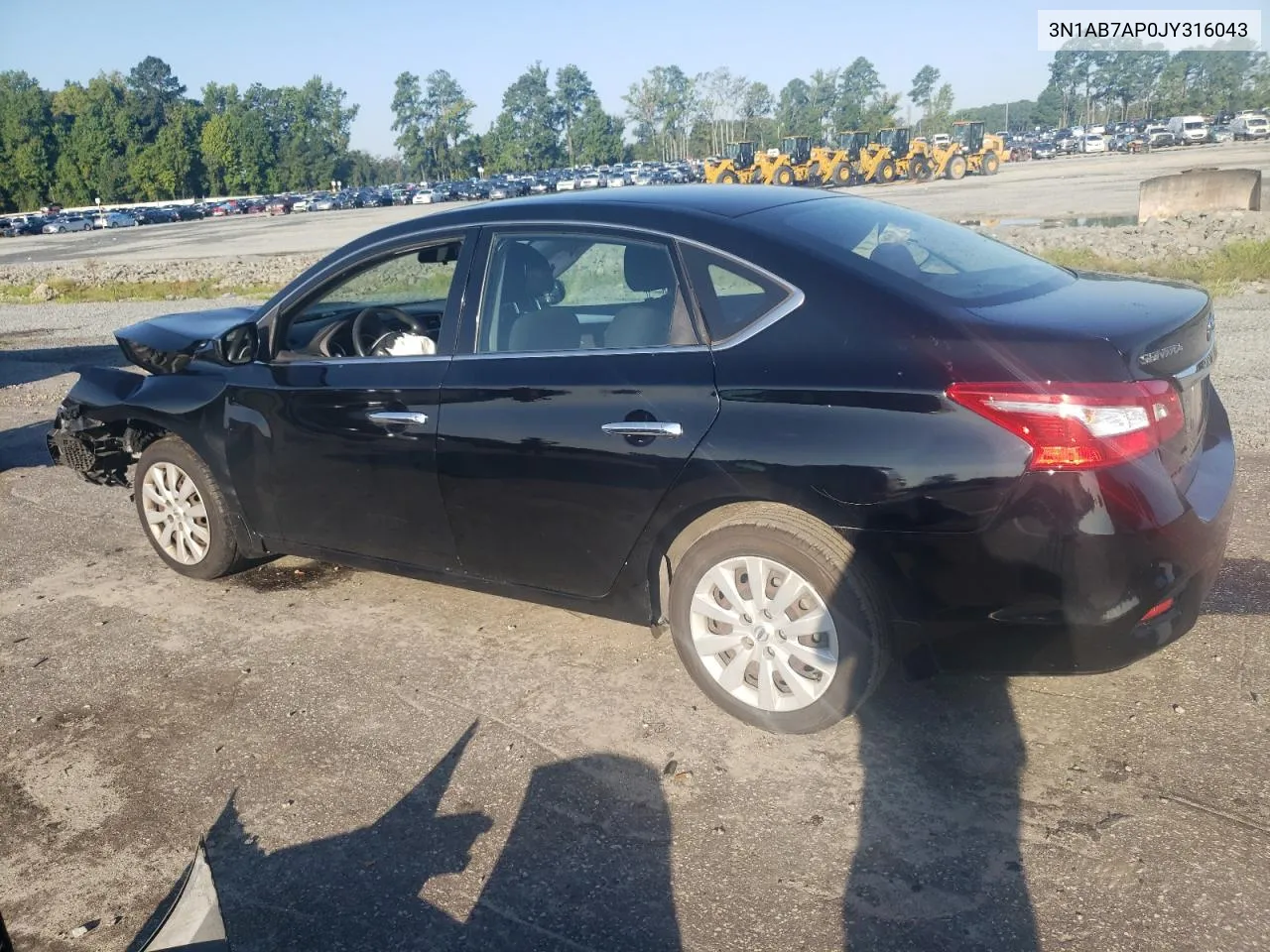 2018 Nissan Sentra S VIN: 3N1AB7AP0JY316043 Lot: 67764854