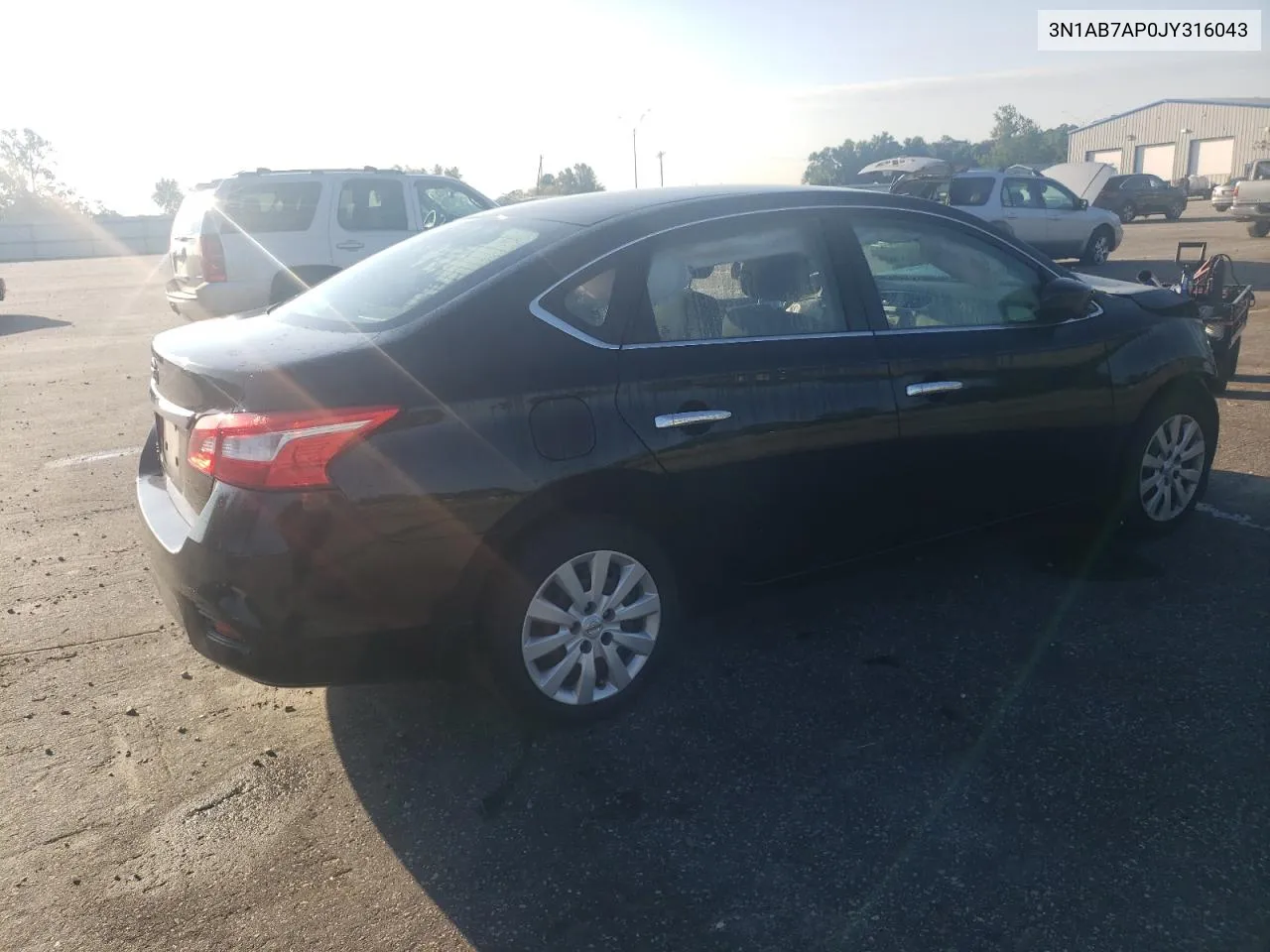 2018 Nissan Sentra S VIN: 3N1AB7AP0JY316043 Lot: 67764854