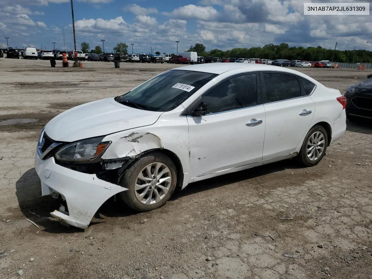 2018 Nissan Sentra S VIN: 3N1AB7AP2JL631309 Lot: 67781814