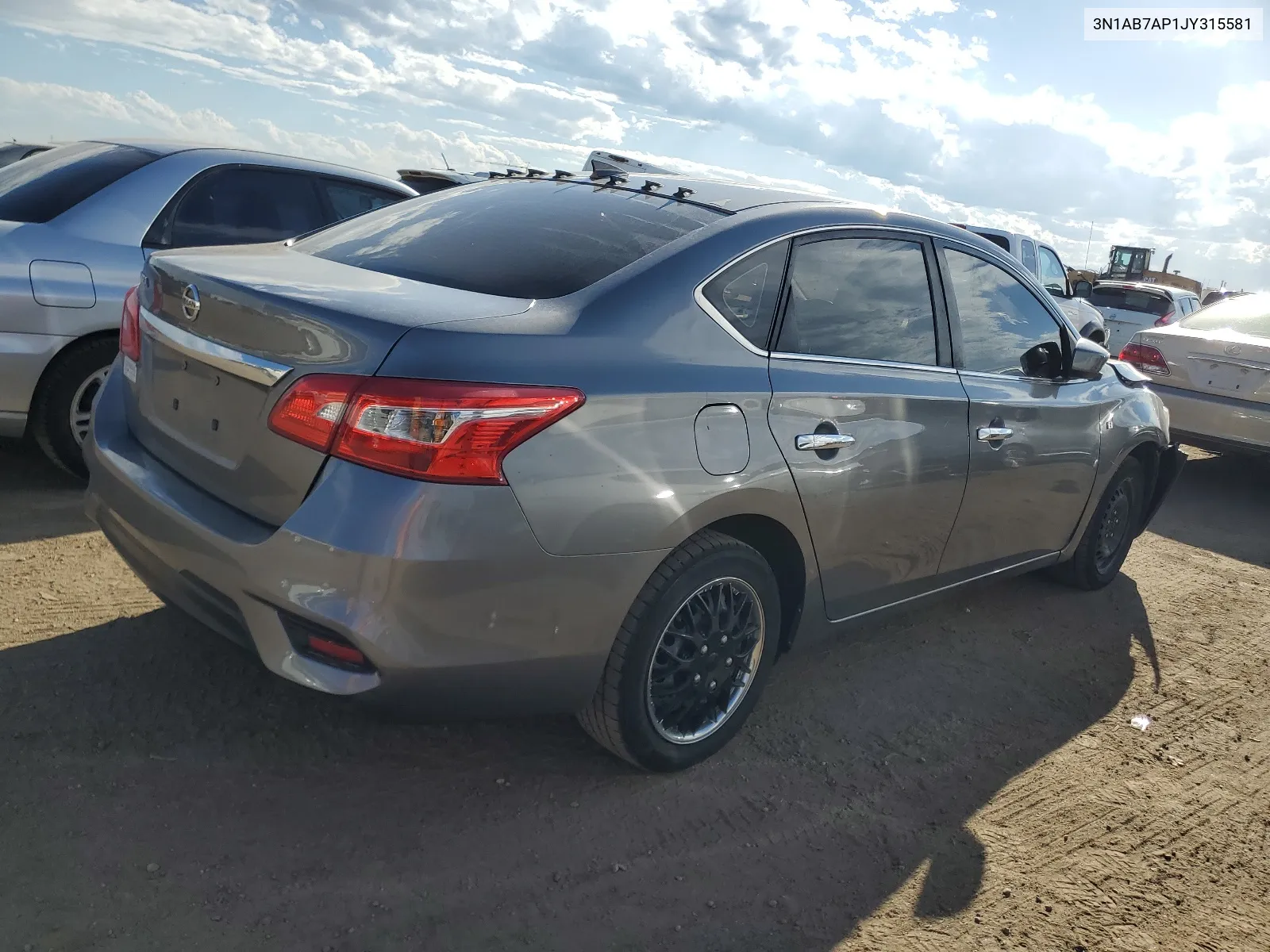 2018 Nissan Sentra S VIN: 3N1AB7AP1JY315581 Lot: 67790514