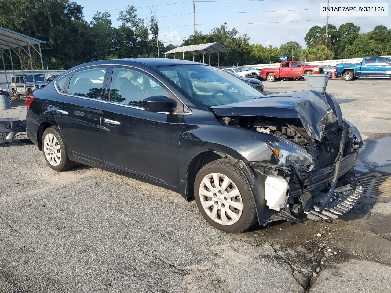 3N1AB7AP6JY334126 2018 Nissan Sentra S