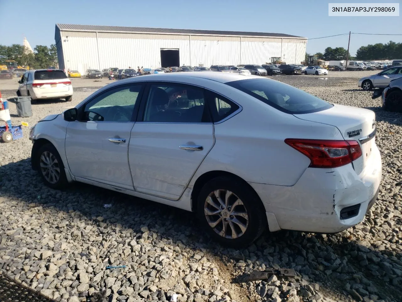 2018 Nissan Sentra S VIN: 3N1AB7AP3JY298069 Lot: 68102434