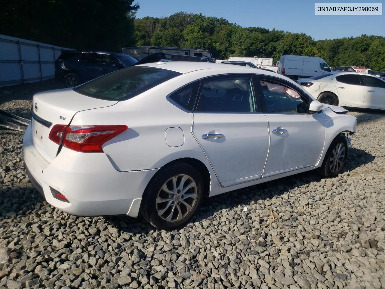 2018 Nissan Sentra S VIN: 3N1AB7AP3JY298069 Lot: 68102434