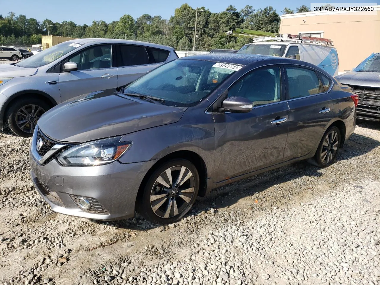 3N1AB7APXJY322660 2018 Nissan Sentra S