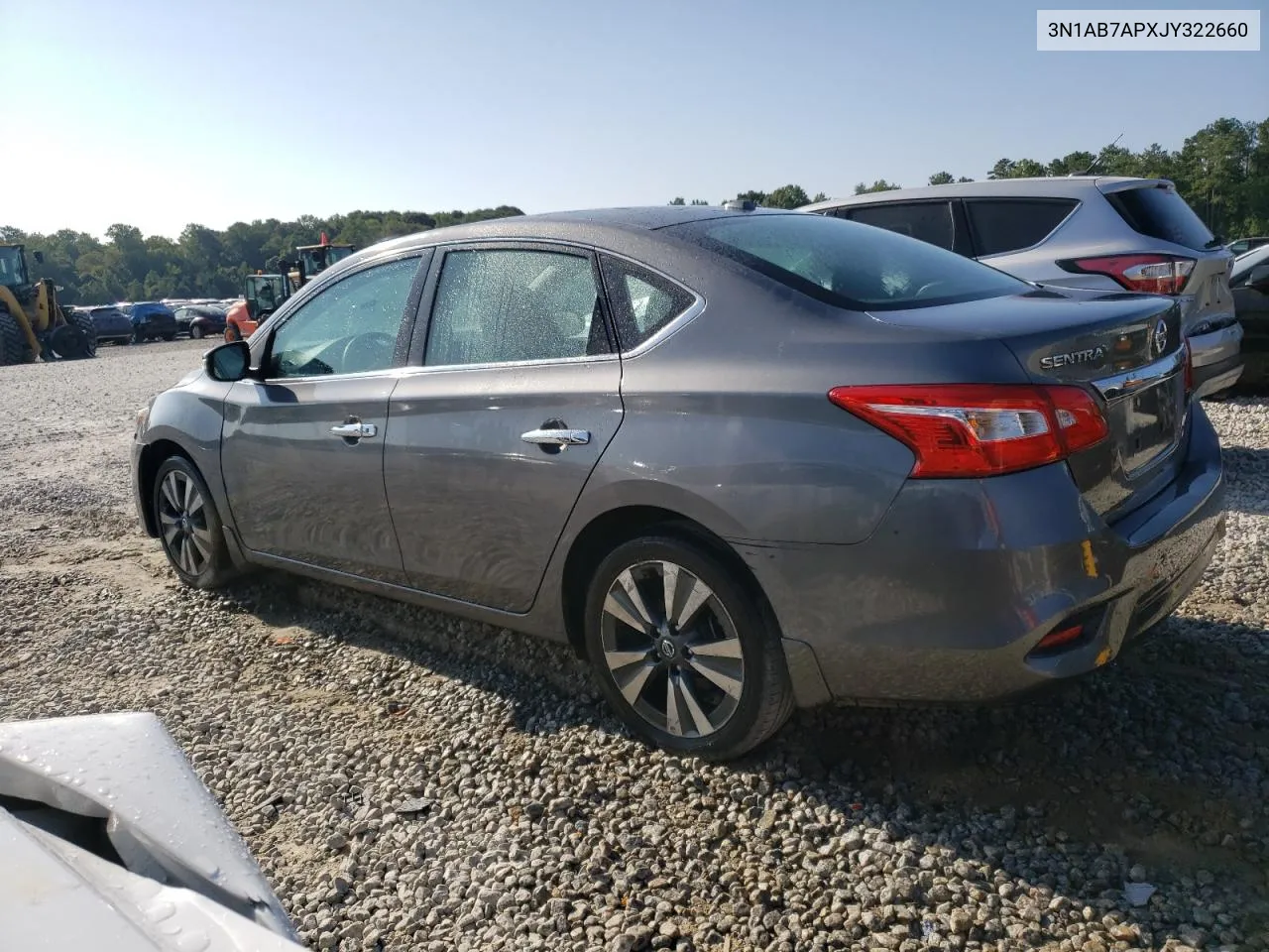 2018 Nissan Sentra S VIN: 3N1AB7APXJY322660 Lot: 68124664