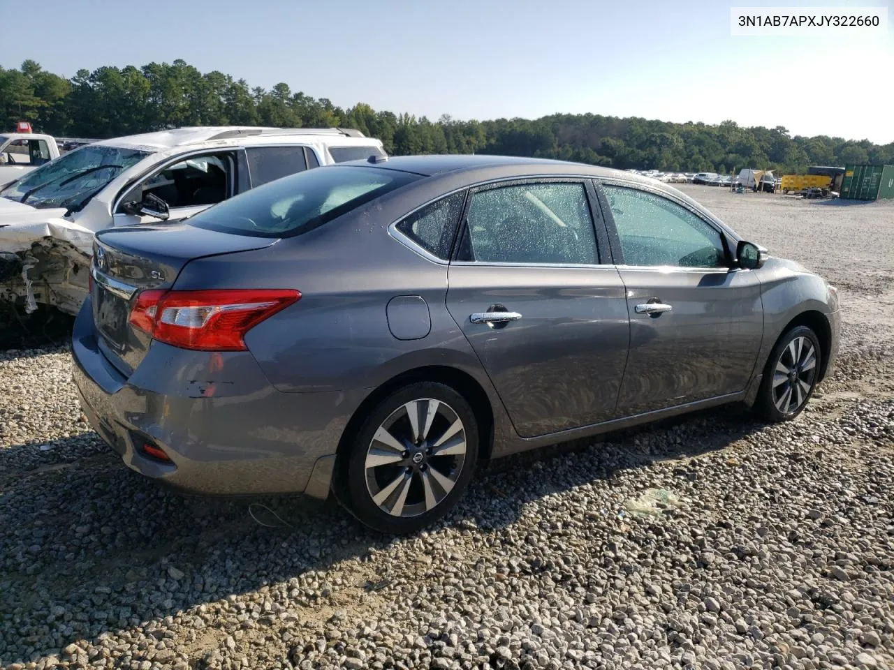 2018 Nissan Sentra S VIN: 3N1AB7APXJY322660 Lot: 68124664